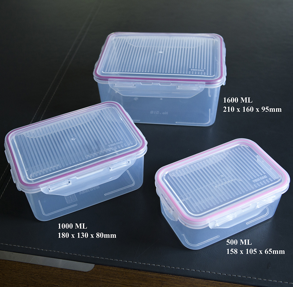 3 pieces Food Containers Storage Set High Quality Pop Up Food Storage Containers Air Tight Food Storage Container Set BPA Free