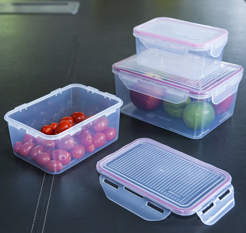 3 pieces Food Containers Storage Set High Quality Pop Up Food Storage Containers Air Tight Food Storage Container Set BPA Free