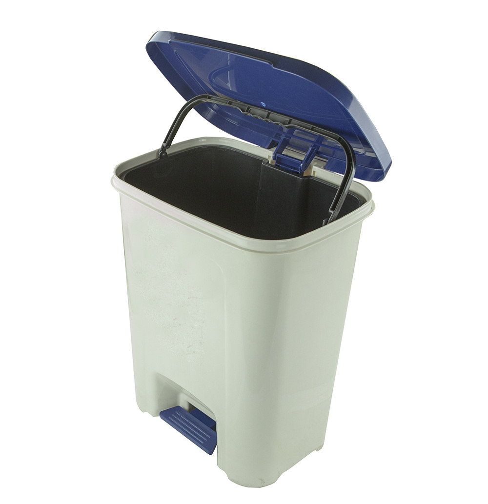 Factory Price Wholesale Step Pedal Garbage Bin with Black Inner Bucket Home Kitchen Step Pedal Waste Bin Garbage Trash Cans