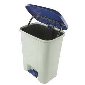 Factory Price Wholesale Step Pedal Garbage Bin with Black Inner Bucket Home Kitchen Step Pedal Waste Bin Garbage Trash Cans