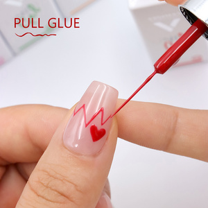 Hot Selling12 Color Pulling Nail Polish Glue Nail Painting Gel Nails Gel Glue