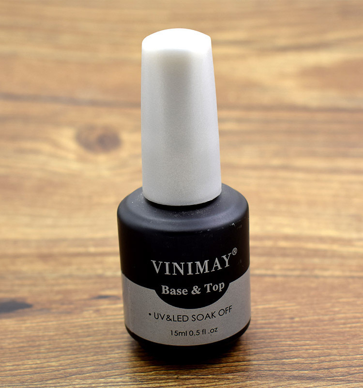 Vinimay OEM Free Sample Private Label Gel Nail Polish Soak Off Top Base Coat Structure Gel Matte Top Primer PH BOND