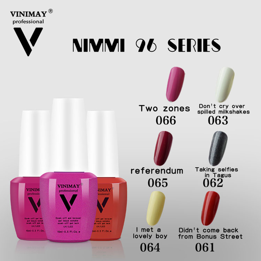 VINIMAY Gel Nail Polish Gelpolish Gel Varnis Gellak Varnish Primer Set Soak Off opies UV Gel Polish Nail Art Salon 15ML