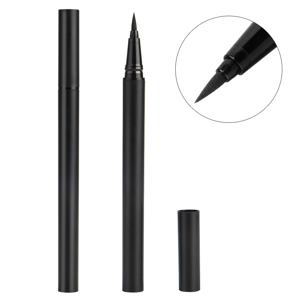 custom vegan cruelty free sticky black eyeliner tube waterproof long lasting eyeliner private label sticky black eyeliner pen