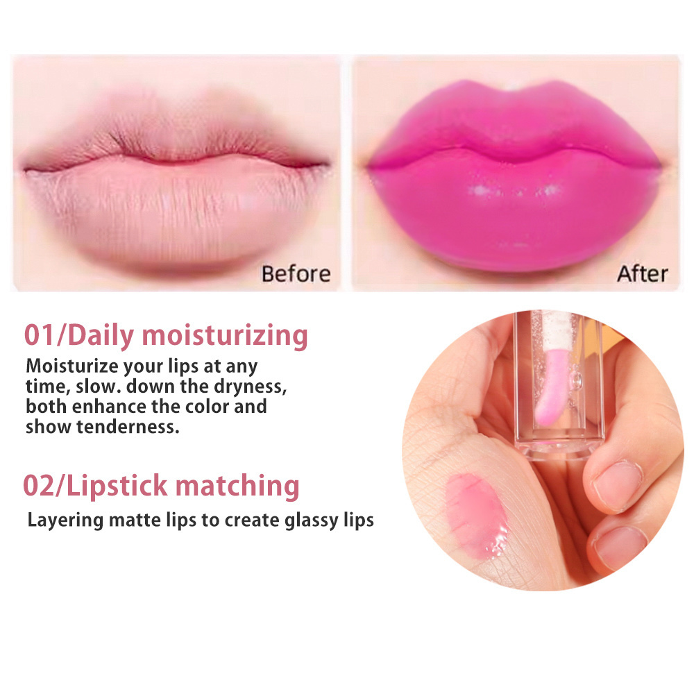 color changing lip gloss oil private label lip oil gloss rare beauty tinted lip oil bulk wholesale