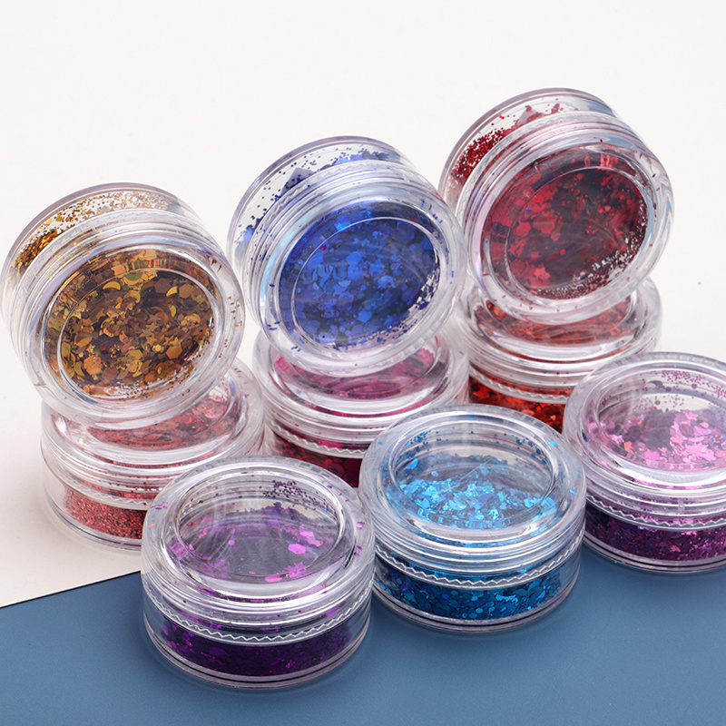 Wholesale Bulk Mixed Chunky Glitter For Face And Body Glitter Customized Makeup Glitter