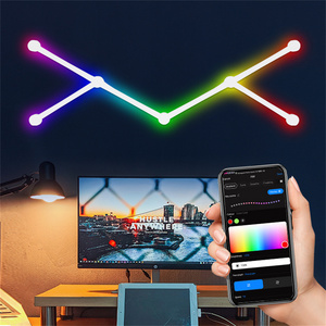 Smart Home Lighting Space Triangles Led Dimmable Gaming And Home Decor Wall Lights Starter Kit