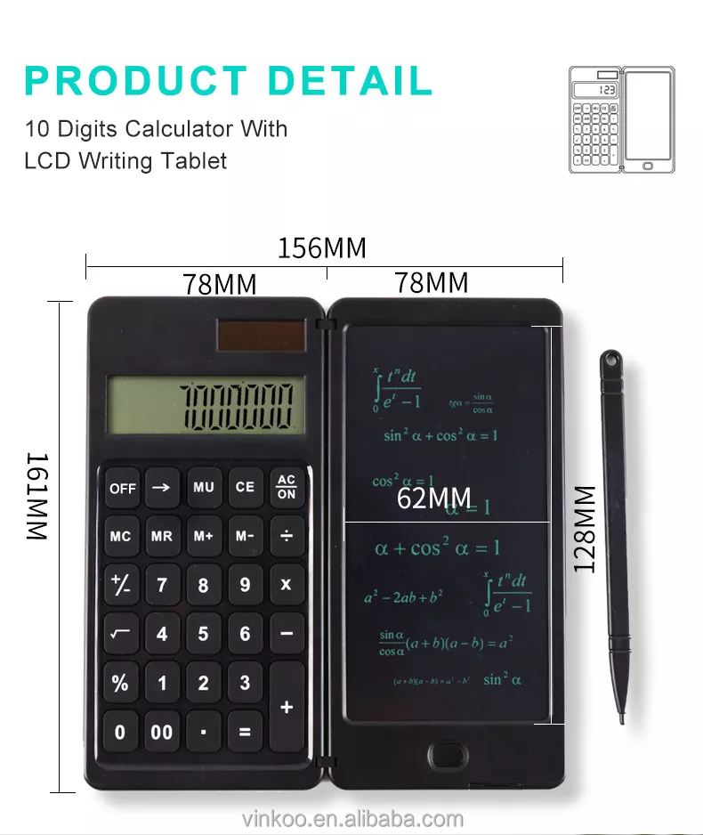 High Quality Calculator Pen 10-digits Desk Magic Calculator Scientific Calculator