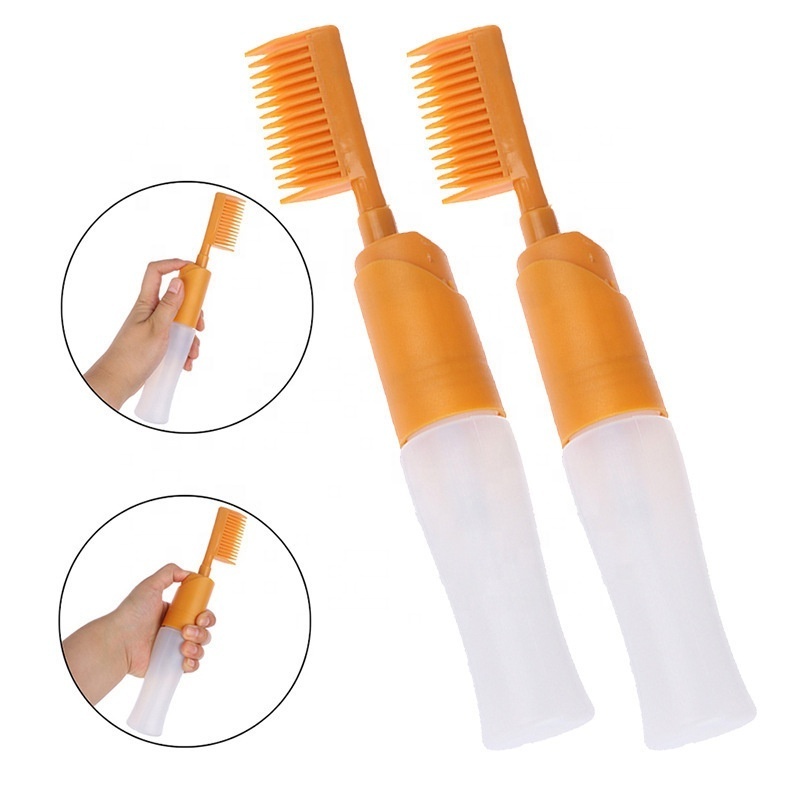 Barber accessories Styling Tools Packaging Root Comb Applicator Brush Plastic Hair Dye Applicator Bottles For Hair Oil bottle