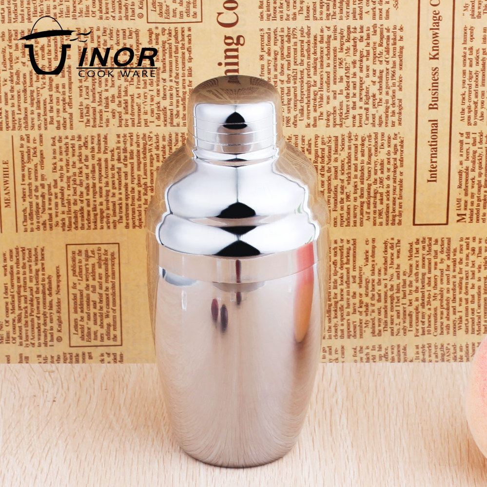 wholesale bar ware mixing tool customized cocktail shaker with stainless steel