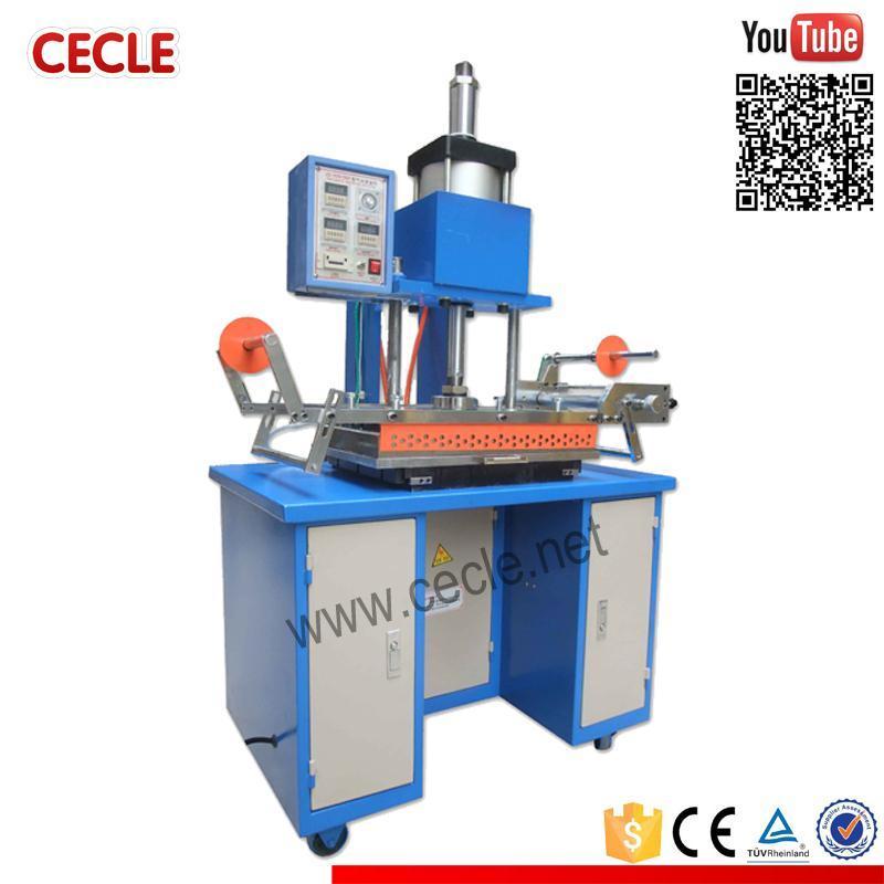 Semi-automatic license plate hot stamping machine