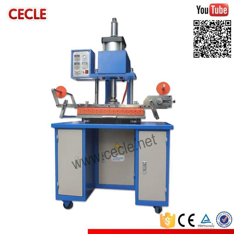 Automatic license number plate embossing press machine