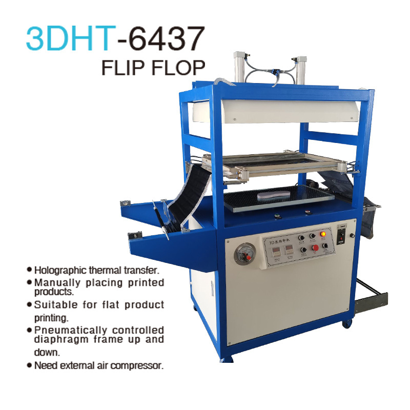 3DHT-6437 slipper 3d sublimation vacuum heat transfer printing machine, 3D heat transfer machine for flip flops, sneakers