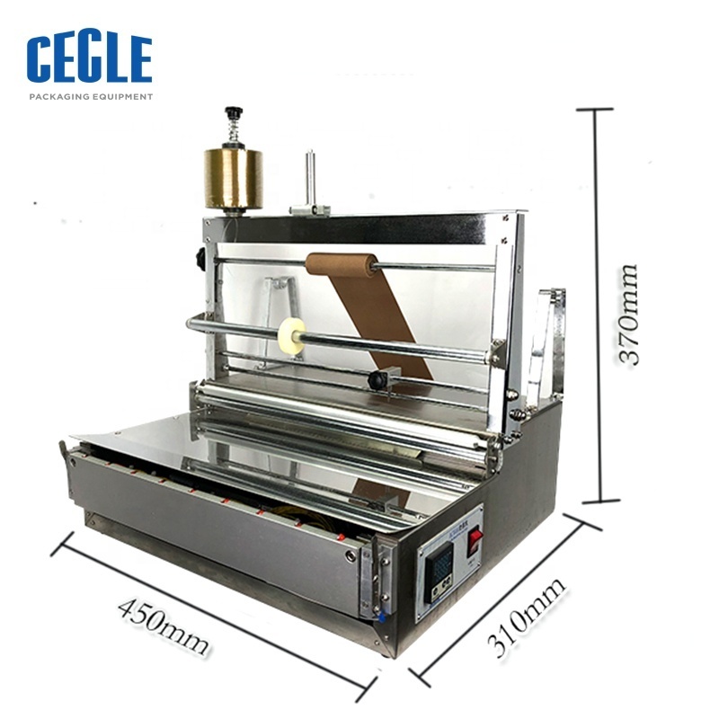 CECLE Cosmetic box overwrapping machine, BOPP cellophane wrapping machine, CD and DVD overwrapper