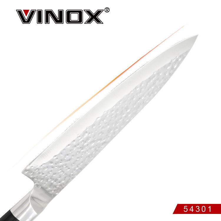 Chef's Knife 8-inch with Stainless Steel & pakka wood handle