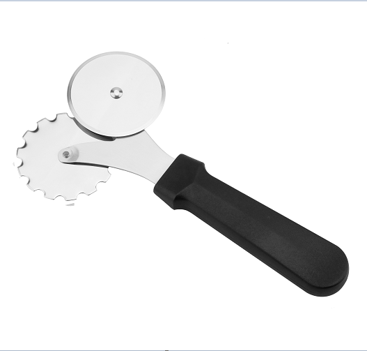 Wholesale Stainless Steel Multipurpose Baking Tools Double Roller Pizza Cutter