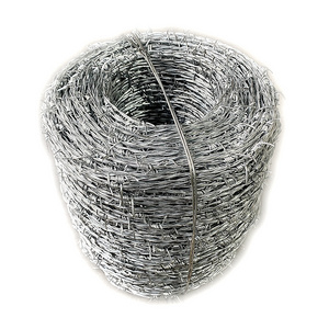 12*12 barb wire fence roll galvanized for Protecting Your Garden or Yard