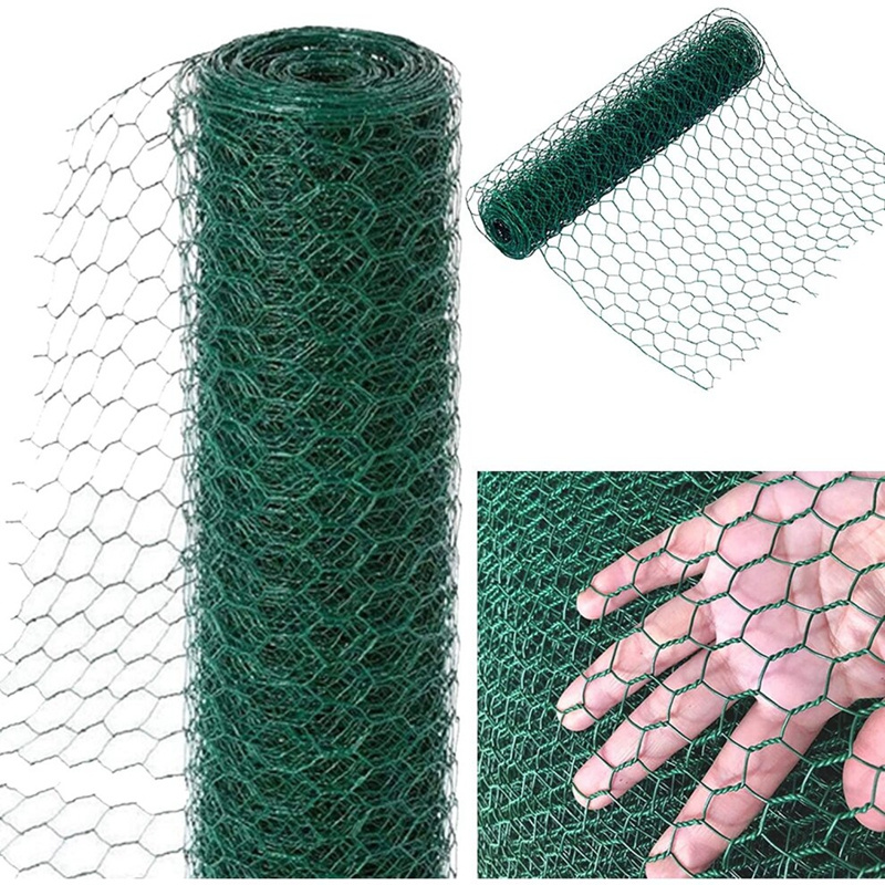 Factory direct high quality pvc coated hexagonal wire mesh low price hexagonal poultry farm mesh netting