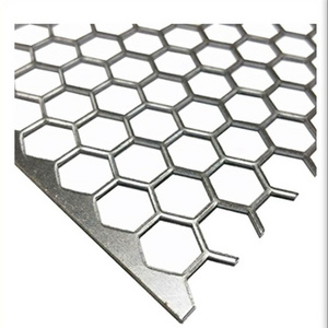 Hot sell philippines hexagonal  metal perforated sheet for fencing/radiator covers