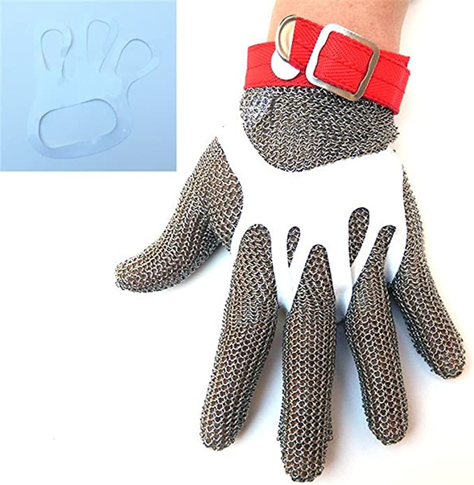 Stainless Steel Chain Mail Mesh Gloves For Butcher Workman Protect Hands From Knife Glove