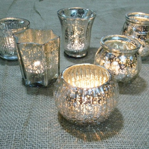 Mercury Glass T Lite/votive holder