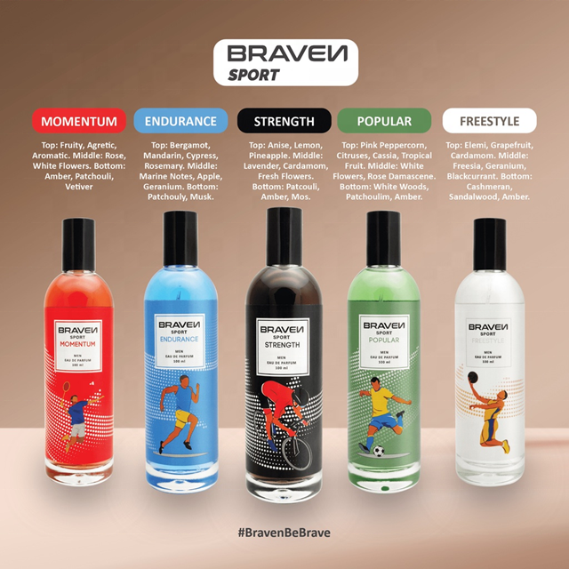 Perfume for Men Braven Sport Series Eau de Perfume 100ml Perfume Original Product in Indonesia