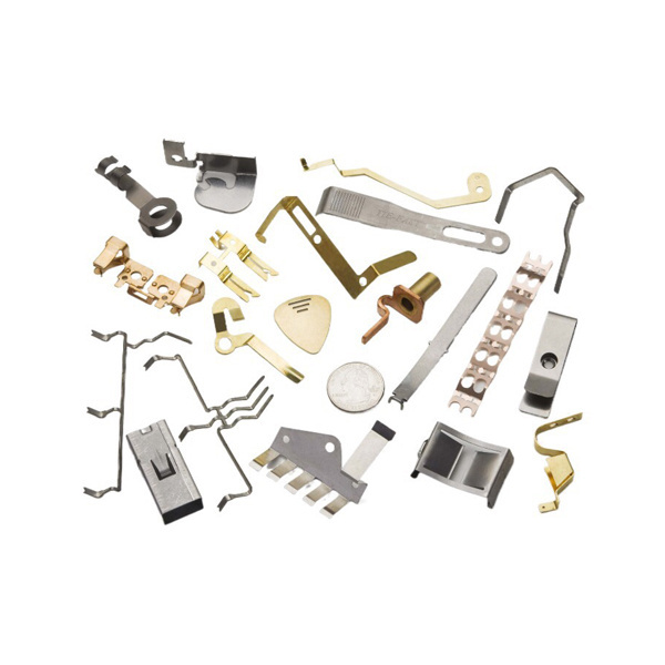 OEM stamping factory custom metal stamping battery contact spring electrical socket terminal brass metal stamping parts