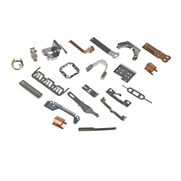 OEM stamping factory custom metal stamping battery contact spring electrical socket terminal brass metal stamping parts