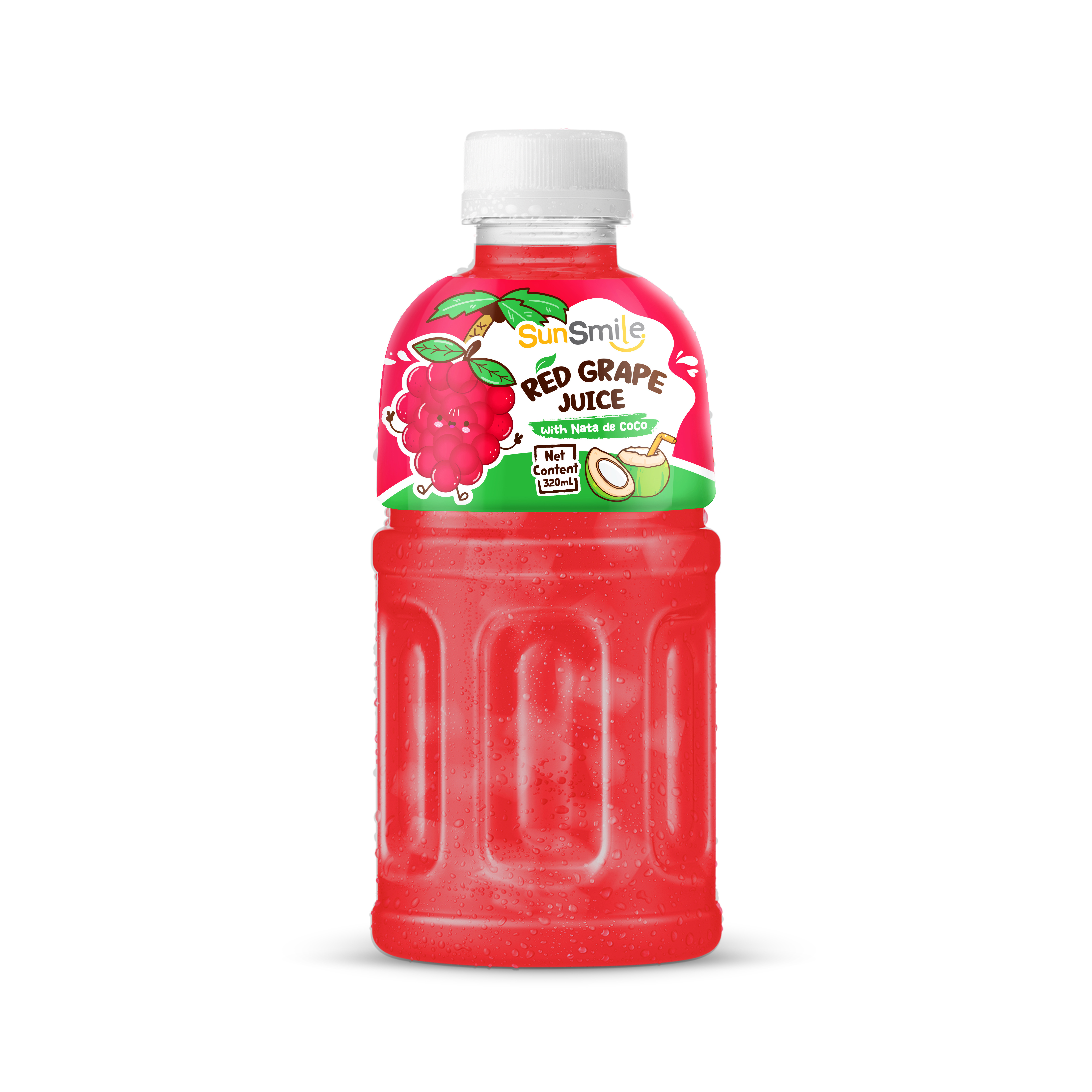 320ml Vinut SunSmile Mango juice with nata de coco fruit juice supplier private label ODM OEM service cheap price