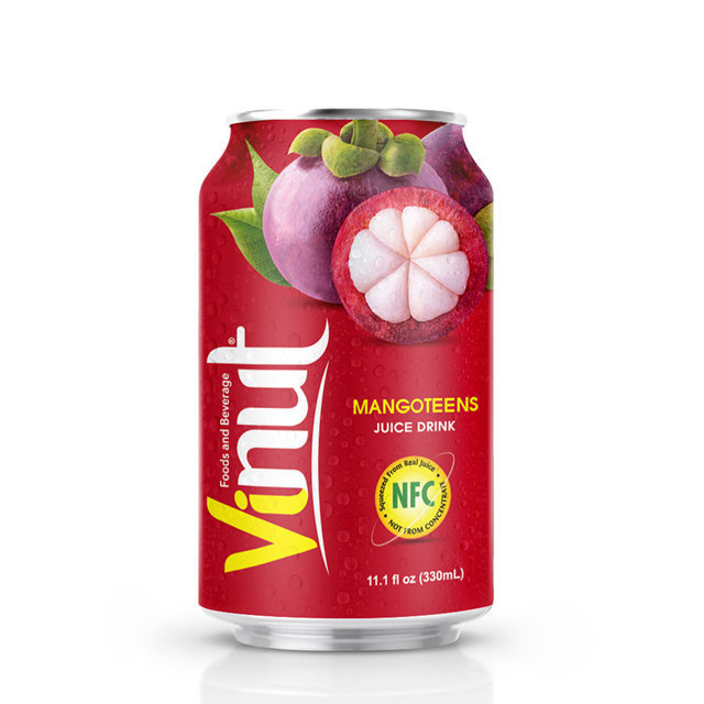 330ml VINUT  Canned Mangosteens juice  Fruit Juice Manufacturer In Germany  NO SUGAR ADDED Improved heart health Manufacturer