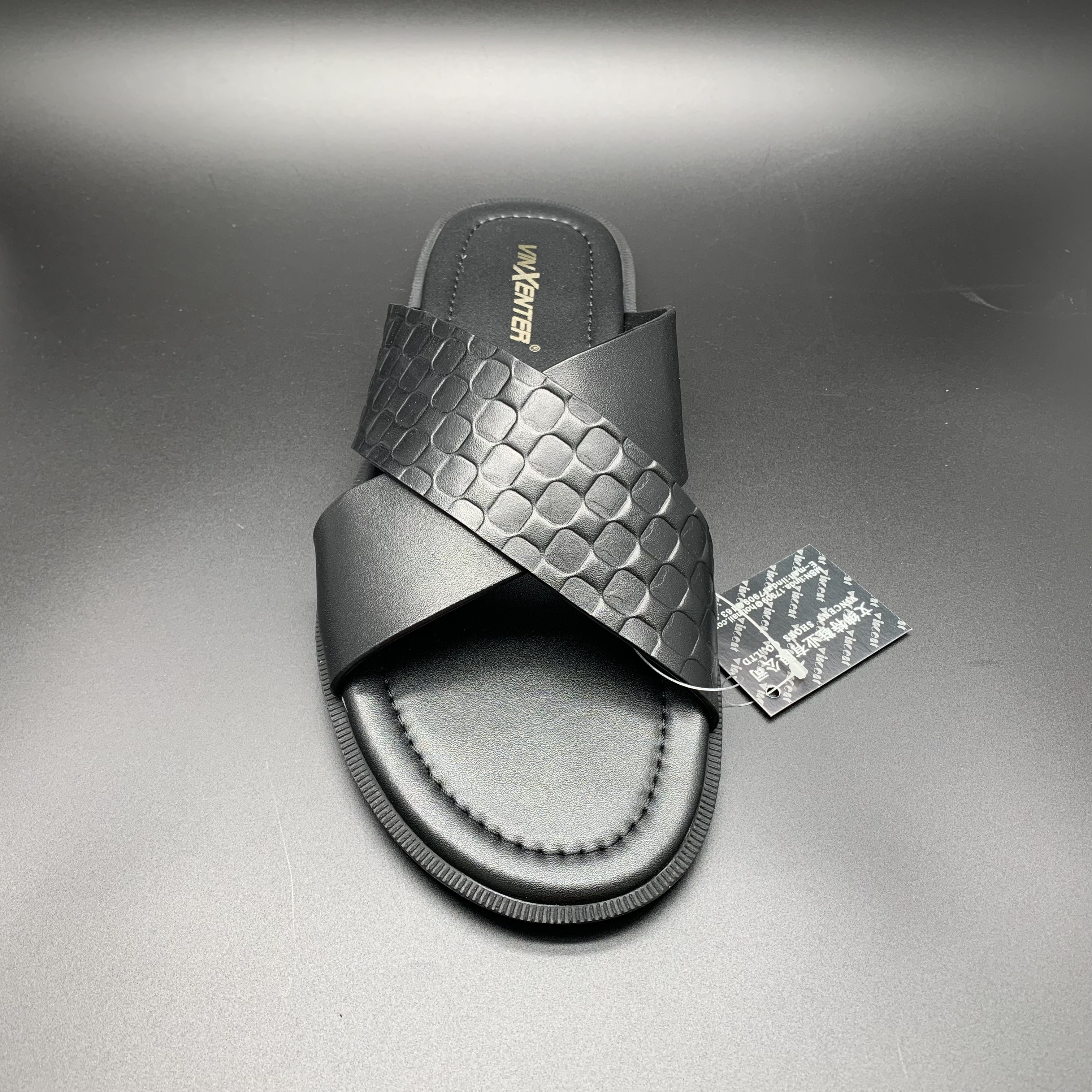 Factory Price High quality Arab comfortable Sandal Men 2023 Slipper Arabic Leather Black Sandals For Men