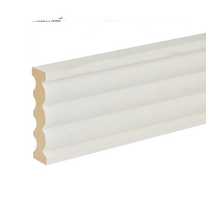 Painted Grade White primed MDF door casing trim moulding