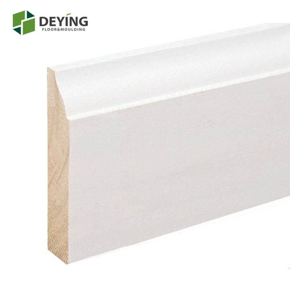 Painted Grade White primed MDF door casing trim moulding