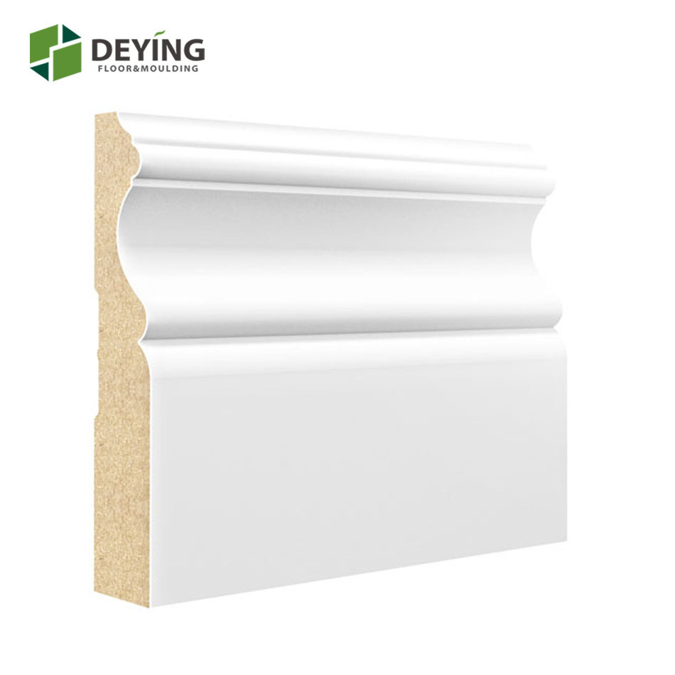 Painted Grade White primed MDF door casing trim moulding