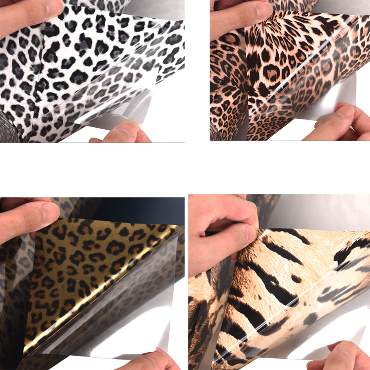 Leopard Print heat press transfer vinyl rolls heat transfer Leopard vinyl htvront heat press