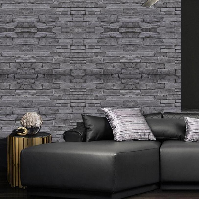 Brick wall tiles Self adhesive modern Wallpaper 3d Wooden wall paper for furniture and cabinet home decor wood