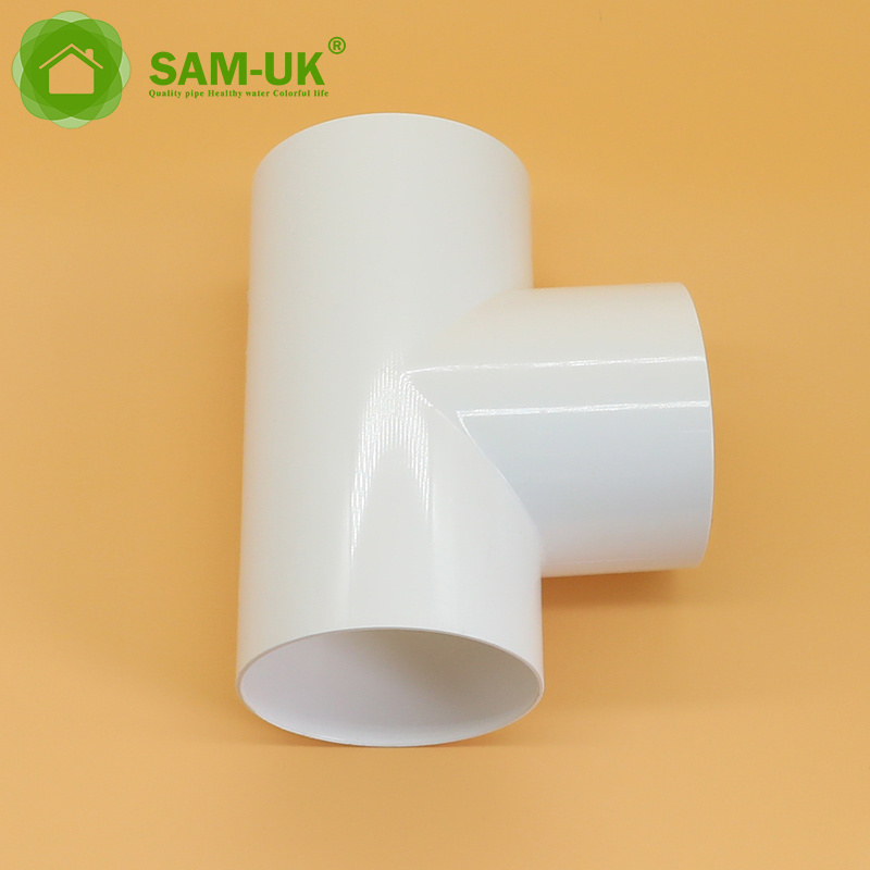 Supply design wholesales customizable size eave water drainage pvc pipe rain water gutter system fitting