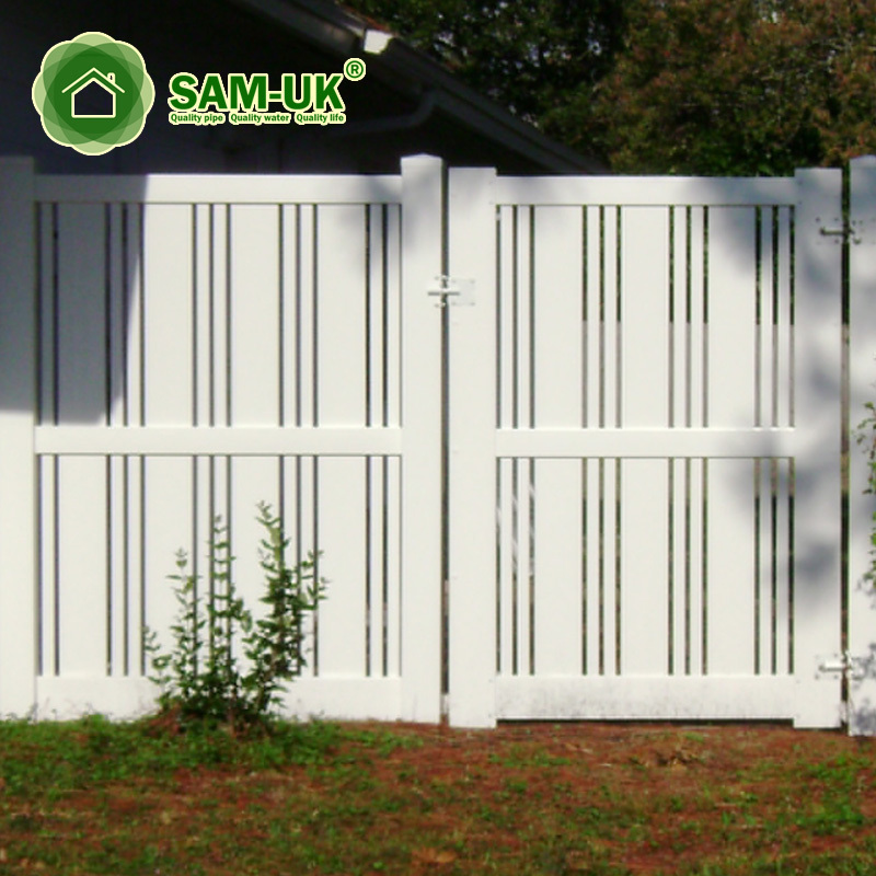 Sam-uk Custom removable easy to assemble gaps that can transmit light pvc expandable plastic garden fence decorative