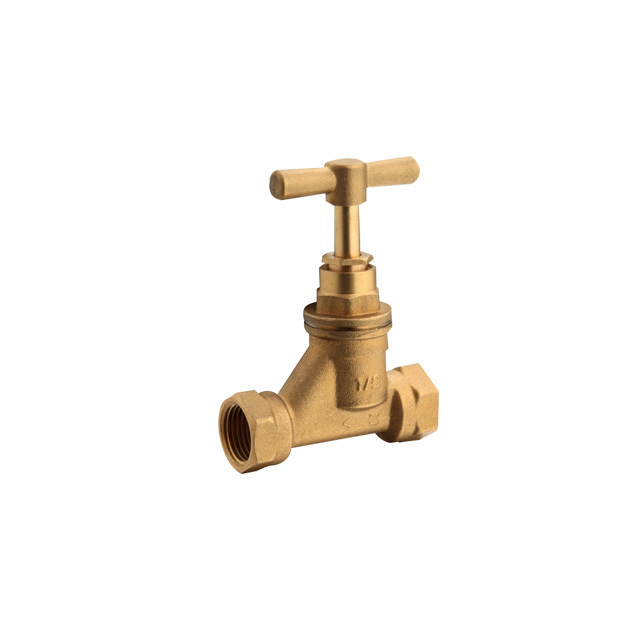 Factory wholesale high quality custom size Manual adjustment Brass Ball Cock Valve Angle Stop Valve