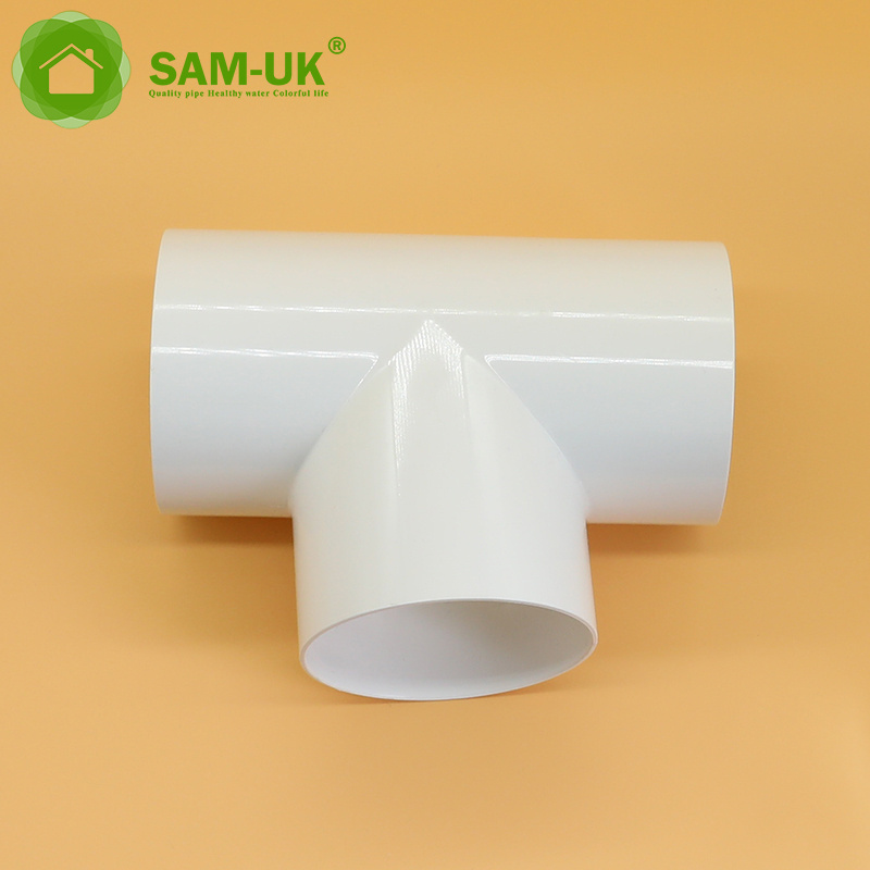 Supply design wholesales customizable size eave water drainage pvc pipe rain water gutter system fitting