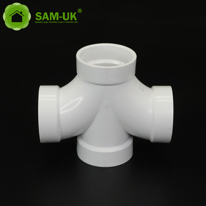 110mm plastic pipe fittings pvc cross four ways reducer drainage and catalogue pvc pipe fitting drainage