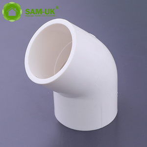 Hot sales of the factory 45 deg elbow pvc pipe elbow 50mm pipe connectors elbow swivel pipe fittings