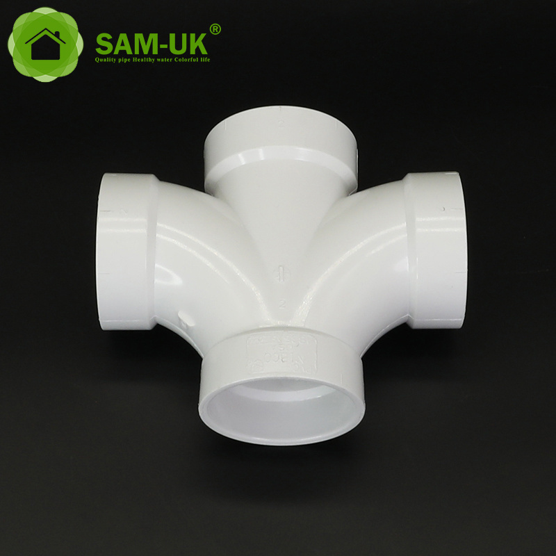 110mm plastic pipe fittings pvc cross four ways reducer drainage and catalogue pvc pipe fitting drainage