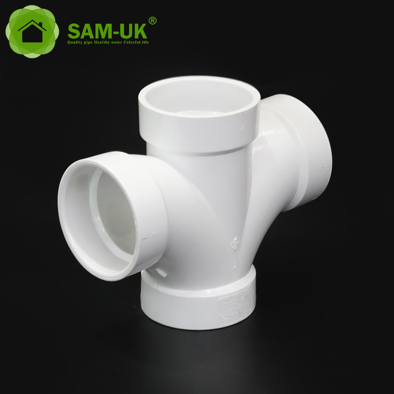 110mm plastic pipe fittings pvc cross four ways reducer drainage and catalogue pvc pipe fitting drainage