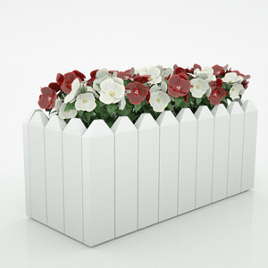 Easy to assemble PVC white rectangle planting vegetables flower rectangular plastic raised garden rectangle pvc planter boxes