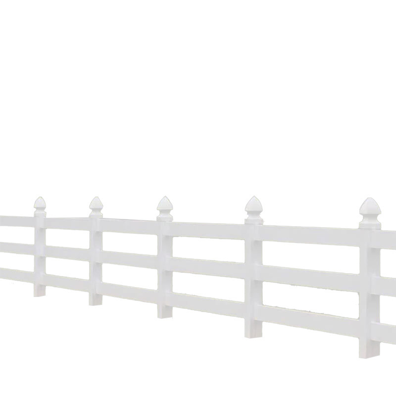 wholesale White PVC Horse Farm equine fence