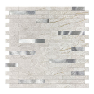 PVC Composite Wall Tiles Peel and Stick Mosaic Tile for Kitchen Do-it-yourself Wholesale 3D Effect Wall Stickers