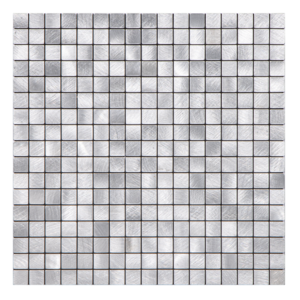 Aluminum Matel Texture Peel and Stick Tile Backsplash Kitchen Bathroom Easy to Peel Self adhesive Tiles