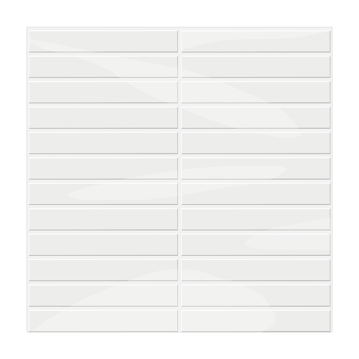 Vivid Tiles Factory White Kit Kat Tiles Peel and Stick Vinyl Backsplash Stick on Tiles Kitchen