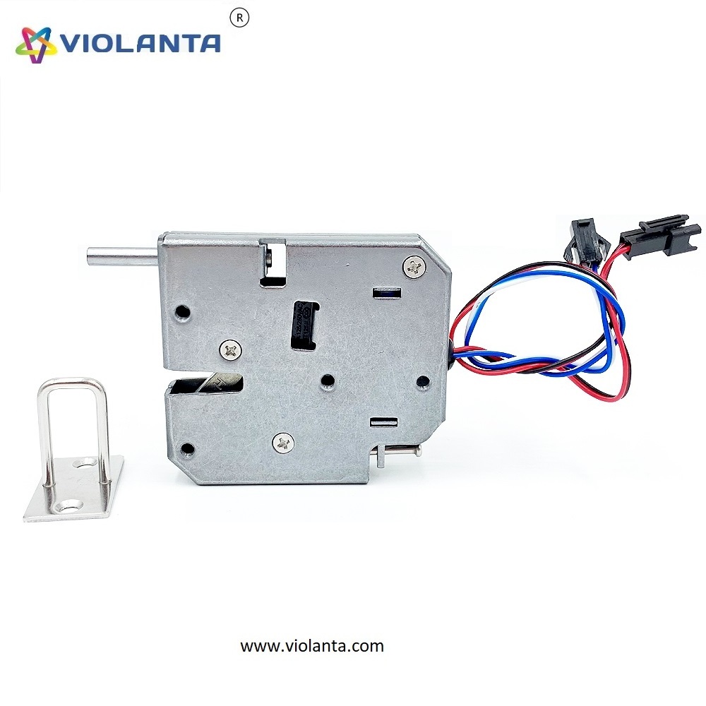 Electronic Solenoid Latch Spring Safe Lock for Gym Locker Door